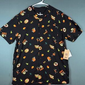 Vans Black Multicolor Graphic Men's Shirt